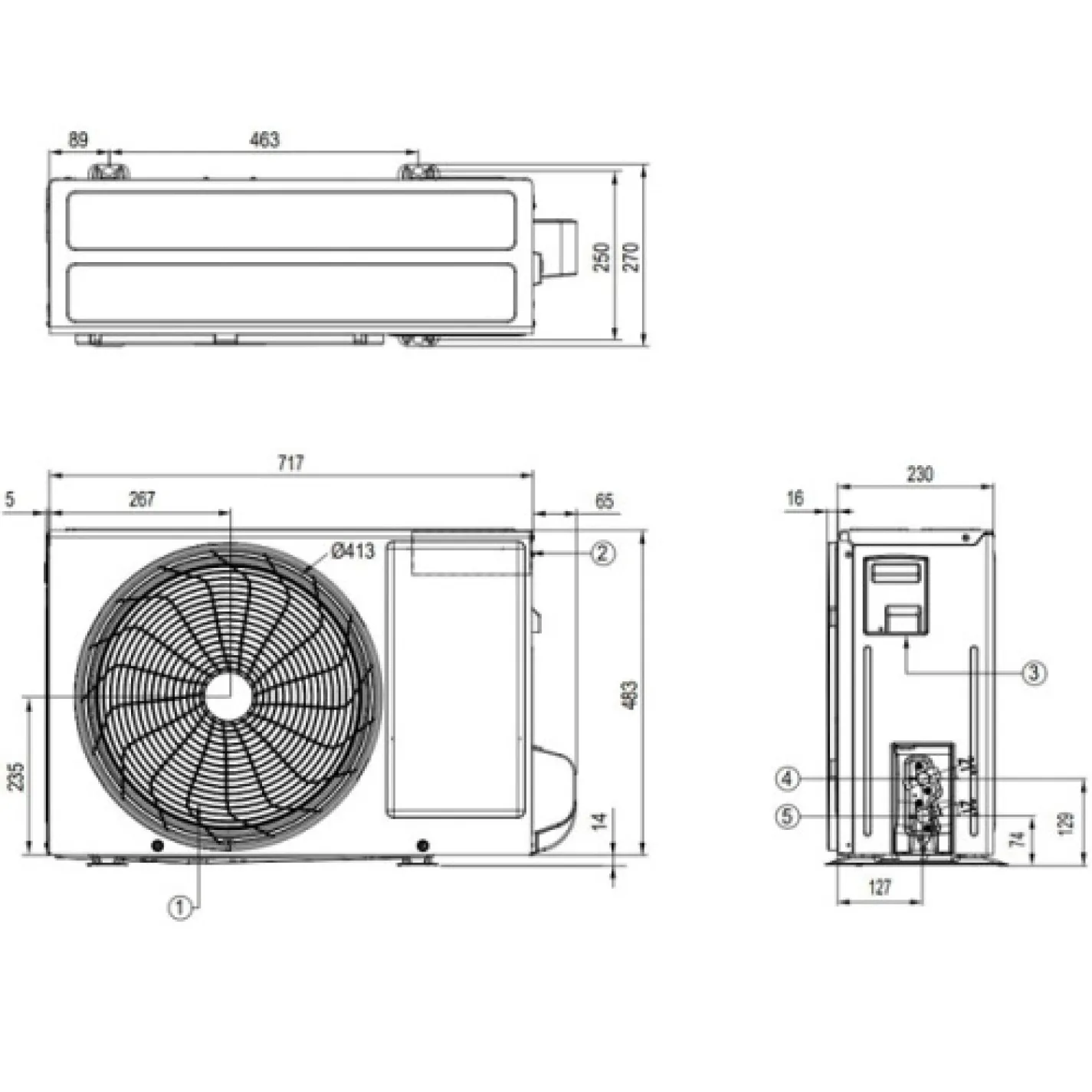 Зовнішній блок мульти-спліт системи LG Air Puricare AP09RT.UA3R - Фото 1
